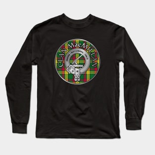 Clan MacMillan Crest & Tartan Long Sleeve T-Shirt